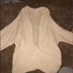 Oversized cardigan sweater